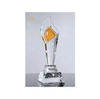 New Design Best Selling Custom Crystal Flame Trophy