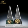 Best Selling Custom Sports Crystal Marble Pyramid Trophy 