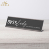 Noble Aluminum Metal Sheet Name Plate With Detachable Custom Logo Promotional Business Gift Office Desk Decoration Hand Craft