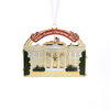 High Quality Customized Shape Gold Silver Bronze Metal Business Gift Custom Logo Christmas Hanger
