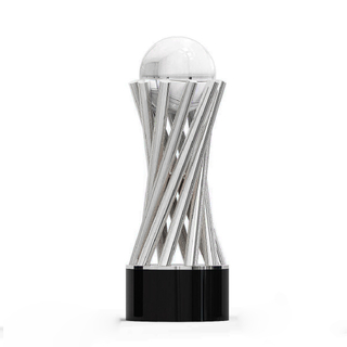 High Quality Customized Shape Gold Silver Bronze Metal Tower With Crystal Ball Business Gift Custom Logo Trophy Awards
