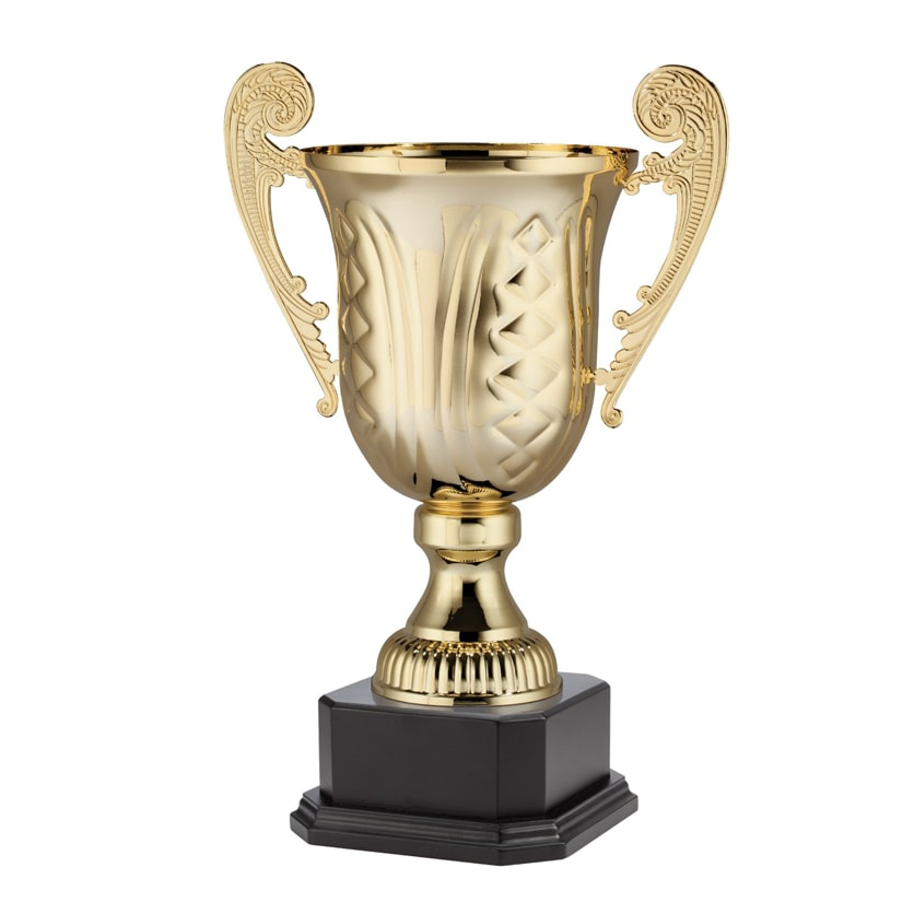 High Quality Customized Trophy Cup Shape Gold Silver Bronze Metal Business Gift Custom Logo Trophy Awards
