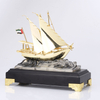High Quality Customized Gold Metal UAE Ship Business Gift Custom Logo Achievement Trophy Awards Souvenir