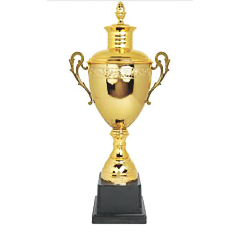 2024 New Design Different Size Custom Made Marble Base Sports Golf Soccer Basketball Marathon Custom Logo Gold Metal Gold Sports Trophy Cup 