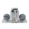 Noble Manufacturer Transparent Crystal With Artglass Glaze Ball Custom Bespoke Logo Business School Office Desk Gift Bookend