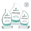 Noble Wholesale Cheap Different Color Options Outdoor Sports Business Gift Custom Personalized Logo Glass Trophy Award Plaque