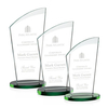 Noble Wholesale Cheap Different Color Options Outdoor Sports Business Gift Custom Personalized Logo Glass Trophy Award Plaque