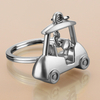 Noble High Quality Metal Golf Key Chain
