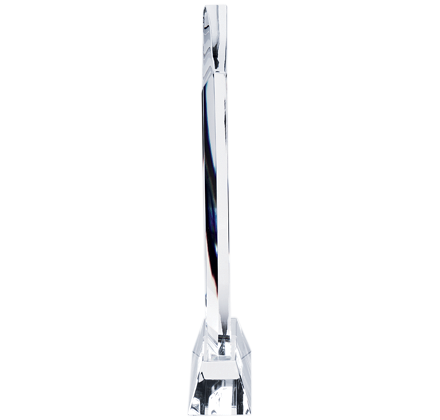 Noble Honor Shield Crystal Glass Outdoor Sports Customized Personalized Bespoke Logo Golf Trophy Award