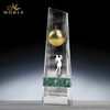Noble Marble Metal Golf Ball Crystal Outdoor Sports Customized Personalized Golf Trophy 