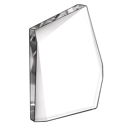Noble Brink Crystal Glass Outdoor Sports Customized Personalized Bespoke Logo Golf Trophy Award