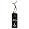 Noble High Quality Crystal Glass Business Gift Sports Awards Custom Bespoke Logo Golf A Hole in One Trophy Hand Craft