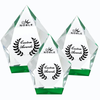 Noble Personalized High Quality Crystal Block Award Custom Engraving Crystal Diamond Trophy