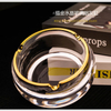 Noble Optical Crystal With Gold Edges Award Trophy Award Custom Logo Business Office Gift Ashtray Hand Craft