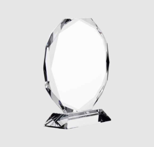 Noble Crystal Glass Golf Ball Custom Logo Golf Trophy Award