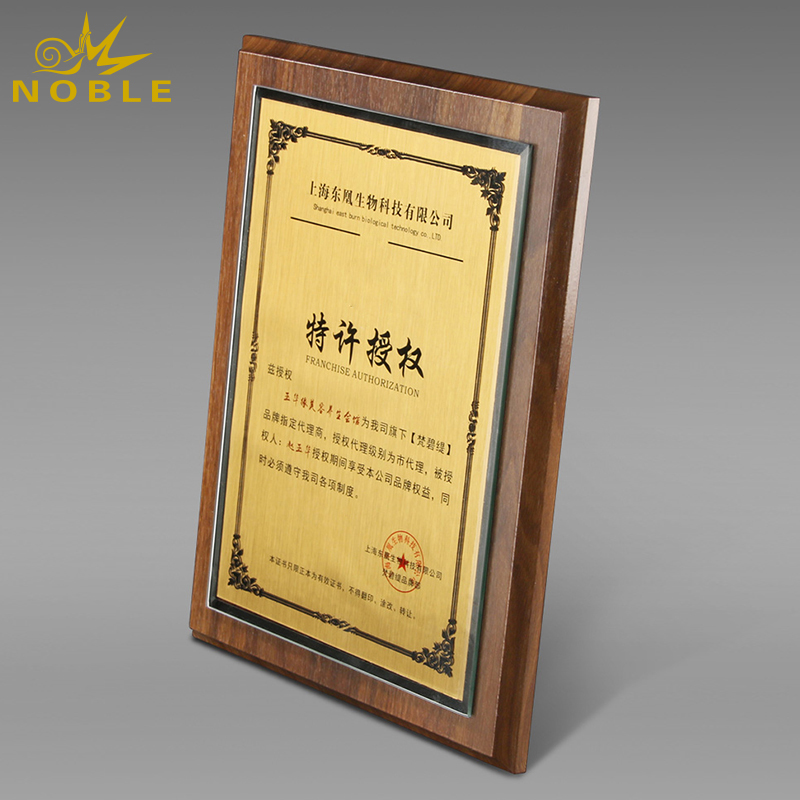 Wholesale High Quality Award Wooden Plaque