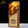 Noble New Design Custom Printing Wood Plaque Award with Crystal