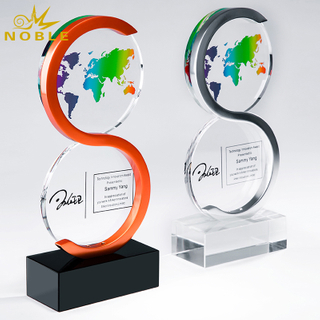 Hot sale Art Glass Trophy