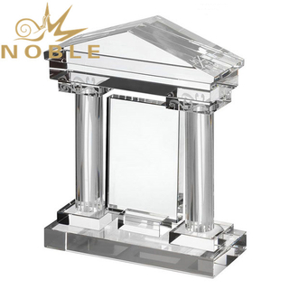 Custom house Crystal Award trophy