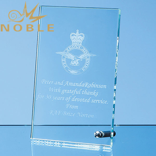 Jade Glass Rectangle Plaque Award 