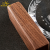 Round Shaped Crystal Award Trophy With Wooden Base 