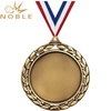 Antique Gold Color Laurel Wreath Blank Medals