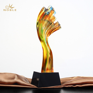Luxury Liu Li Award Star Trophy