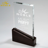 Free Engraving Custom Wood Base Crystal Trophy