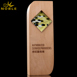 Light Color Award Wooden Trophy