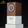 Noble Custom Metal Base Wood Trophy with Medal Inserting