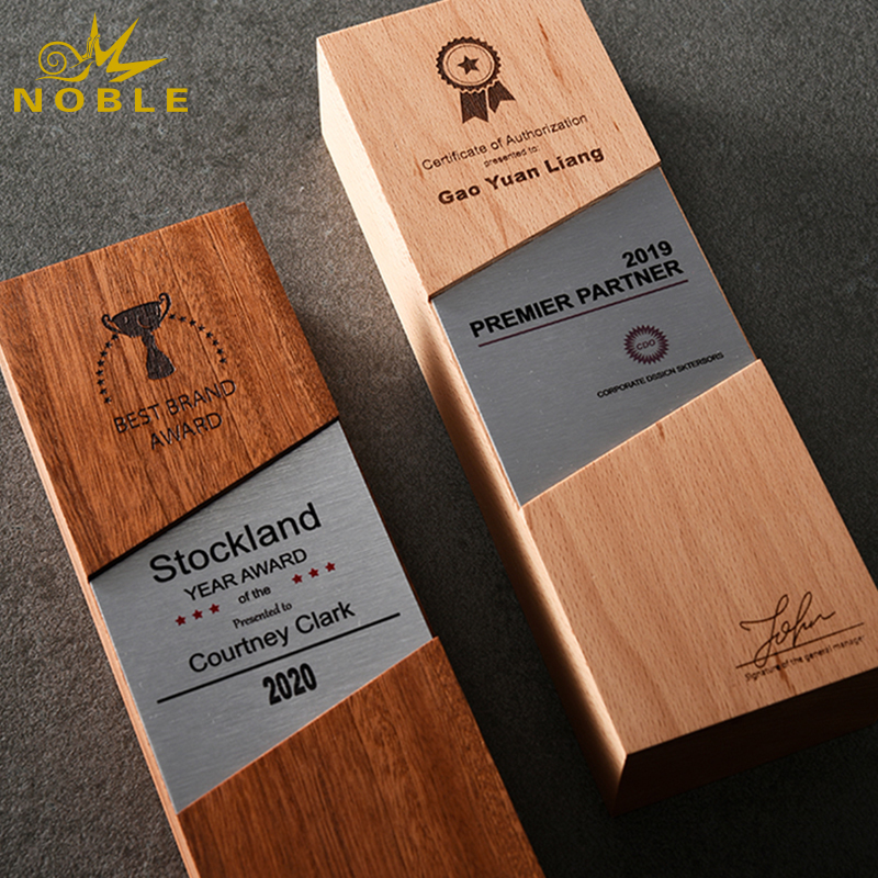 Noble New Design Custom Wood Award Trophy