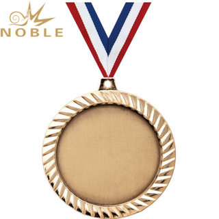 Bronze Diamond Cut Blank Medals