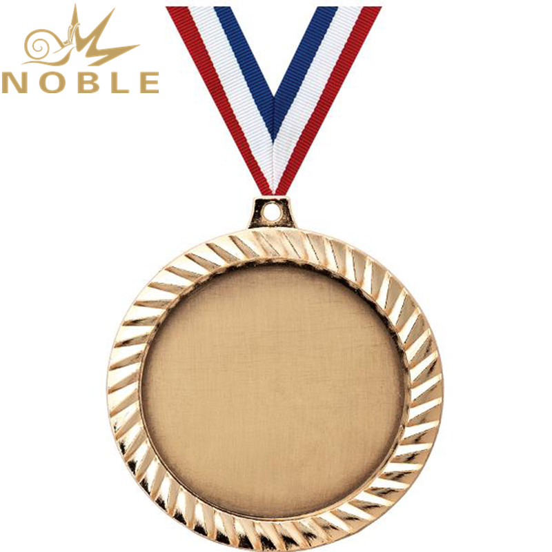 Bronze Diamond Cut Blank Medals