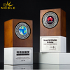 Noble Custom Metal Base Wood Trophy with Medal Inserting