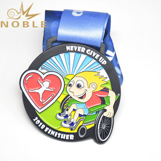 High Quality Custom Metal Medal with Ribbon 