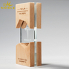 manufacturer souvenir wooden stationery wooden trophy plated