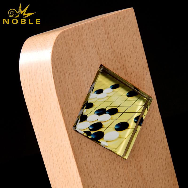 Light Color Award Wooden Trophy