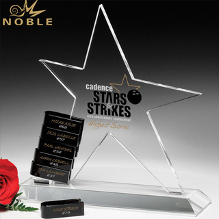 New Arrival Fashion Crystal Star Award Trophy For School Sports 