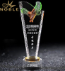 High Quality Custom Engraving Crystal Eagle Trophy