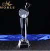 Free Engraving High Quality Sports Crystal Trophy for PingPong