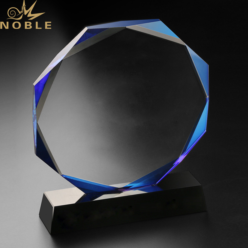 Honorable Round Award Crystal Trophy for Graduation Souvenir Gifts