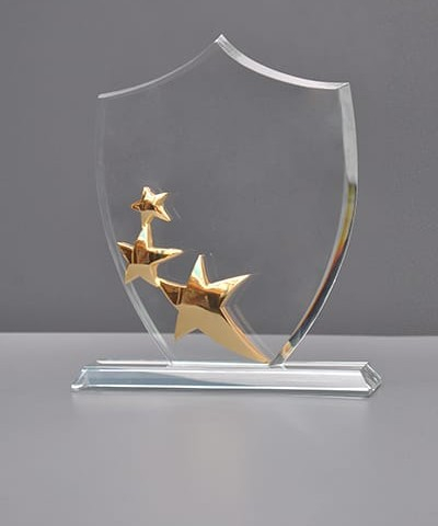 Metal Star Trophy Standing Star Award Sports Star Achievement Award