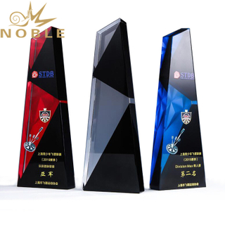 Noble High Quality Custom Black Crystal Plaque 