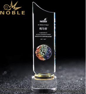High Quality Custom Luxury Liu Li Crystal Trophy