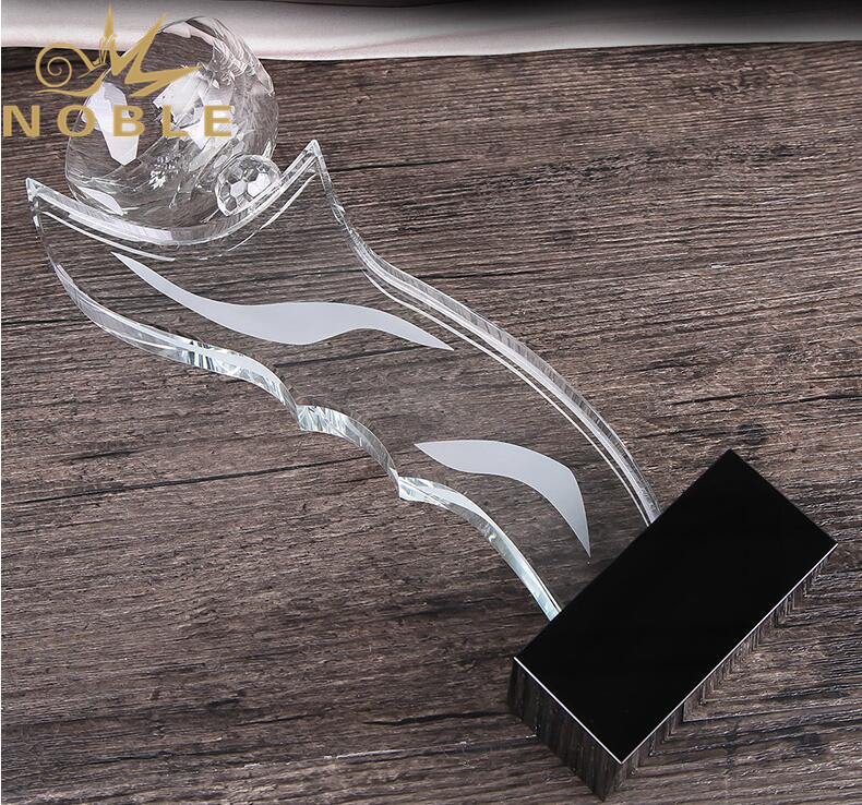 Free Engraving High Quality Crystal Trophy 