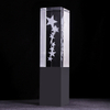 Clear Crystal Star Trophy with Engraving Glass Star Awards
