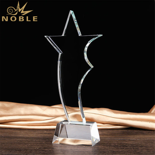 New Design Crystal Trophy Star Crystal Award Wholesale Sports Trophy in China
