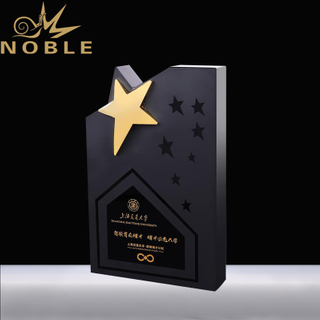High Quality Custom Blank Crystal Star Trophy 