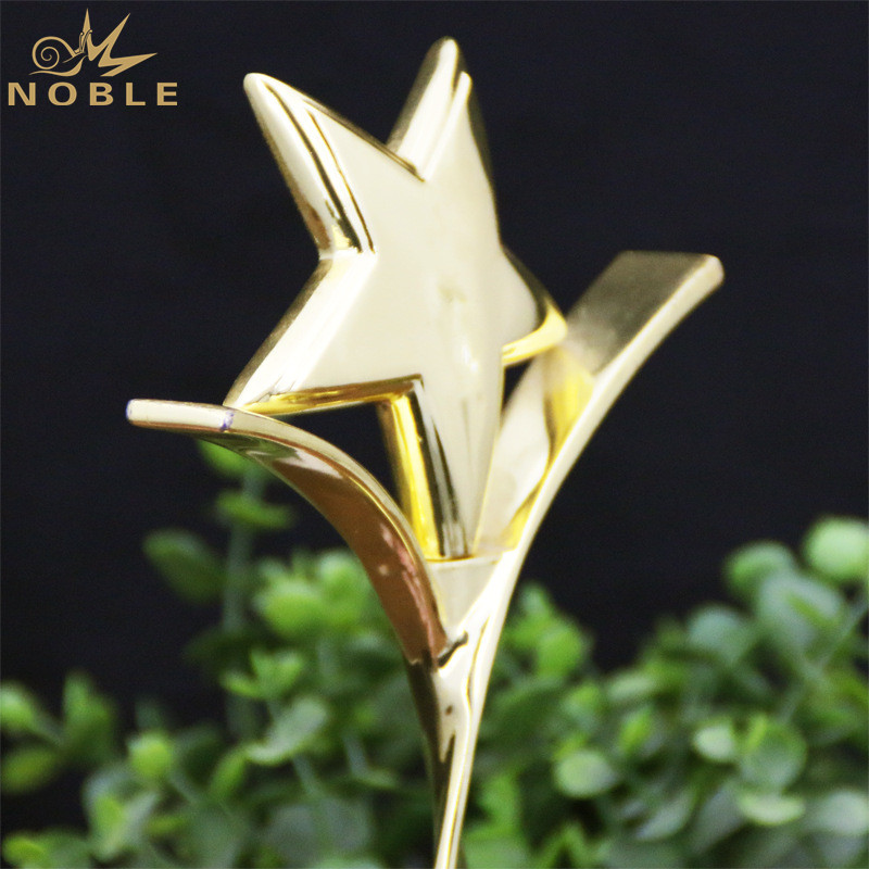 Metal Star Black Crystal Awards For Champion Souvenir Trophy