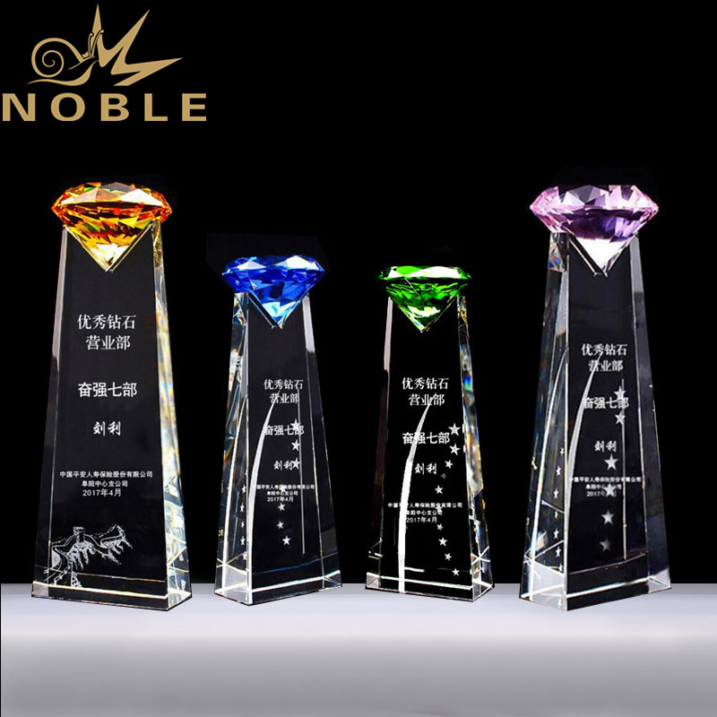 Popular New Design Crystal Diamond Trophy 